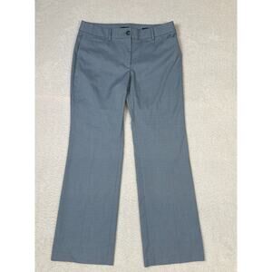 LOFT Women's‎ Trouser Pants Size 10 Light Blue Melange Dress Workwear Wide Leg